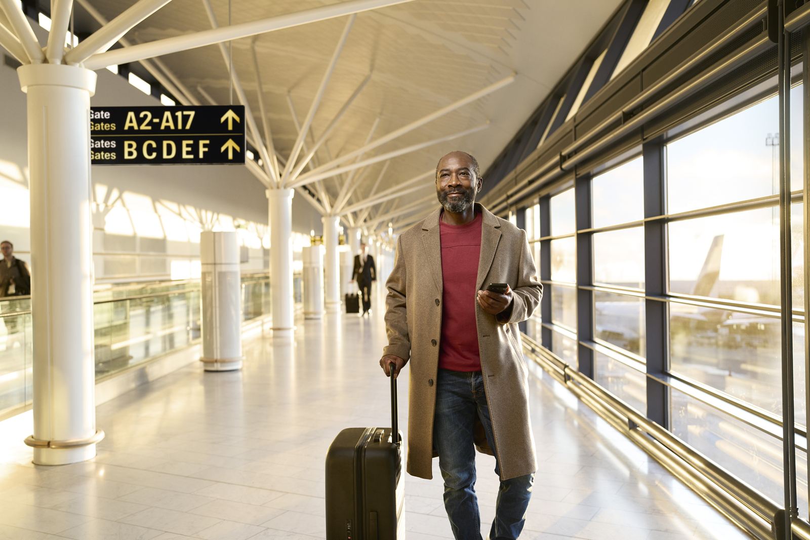 Man in the airport