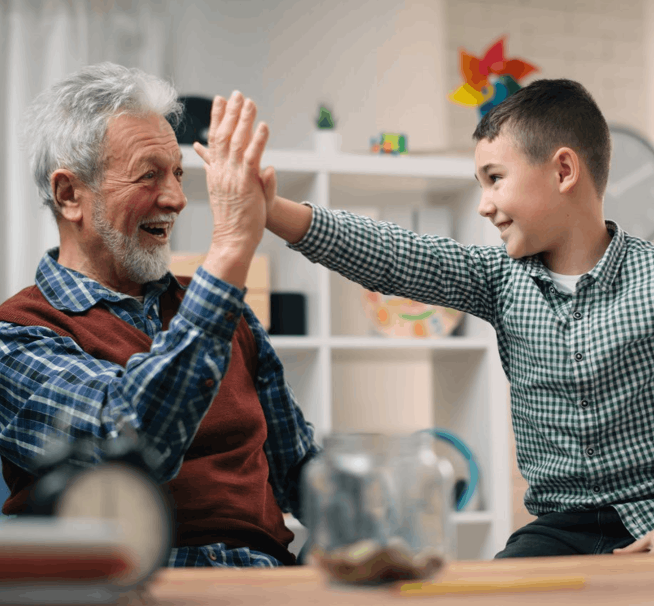 Senior woman at home wearing ReSound Key hearing aids