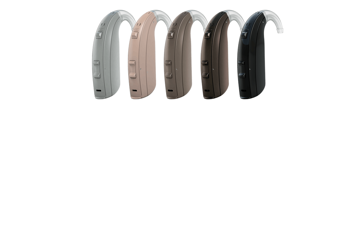 Farben für erschwingliche Hörsysteme 