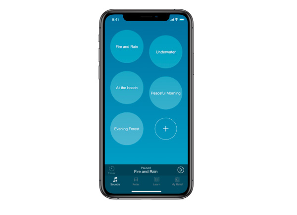 Video-Thumbnail ReSound Tinnitus Relief App.