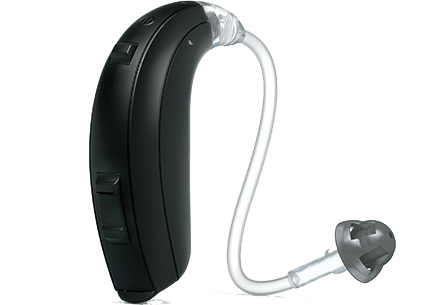 ReSound Enya hearing aid BTE style.