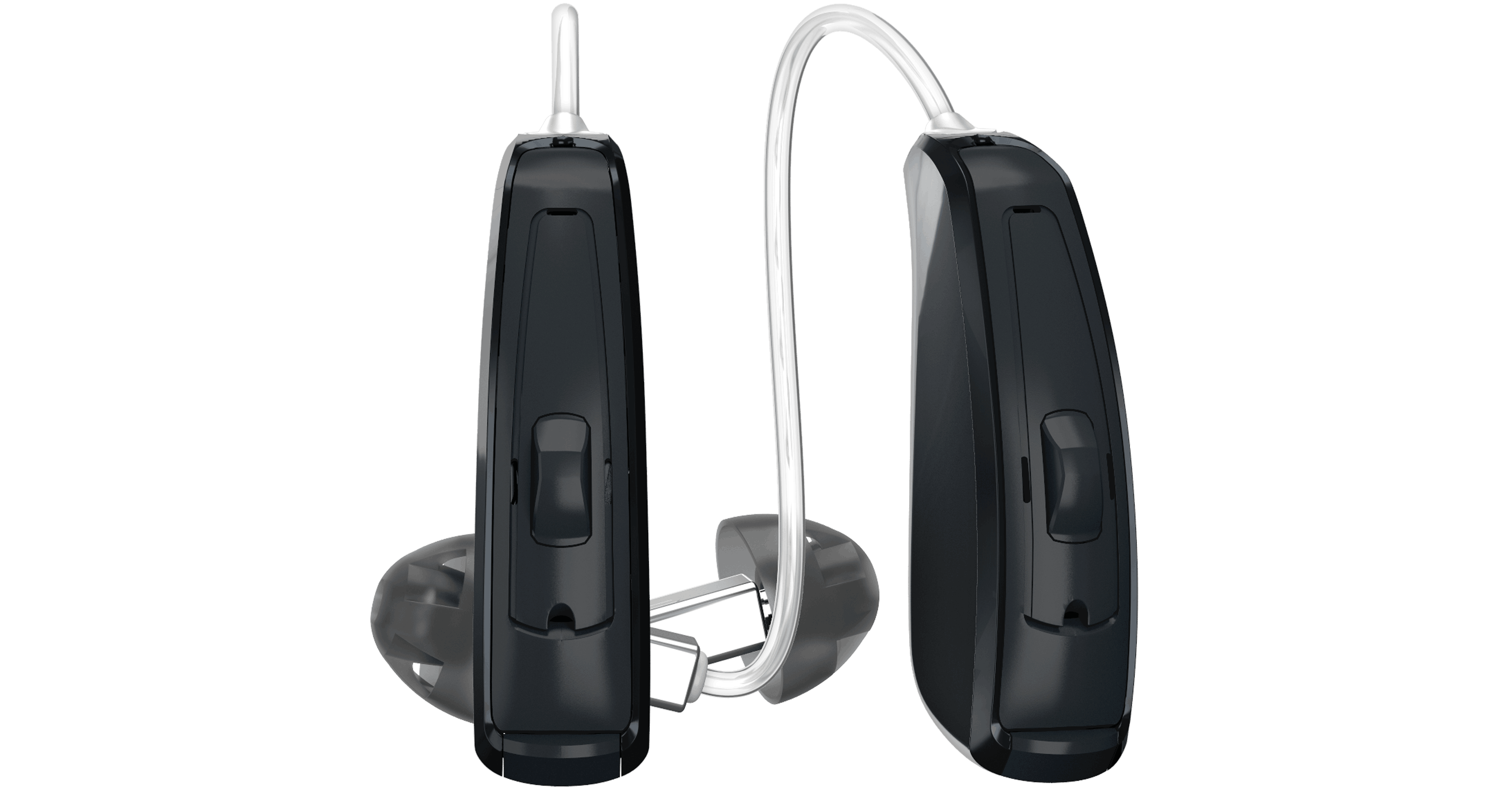 Två ReSound LiNX 3D hörapparater. 