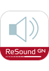 Symbol ReSound Remote App.