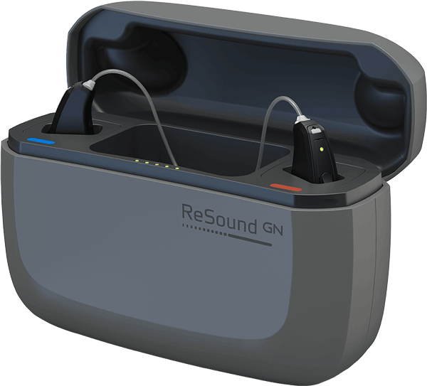 Open charger with ReSound Key hearing aids