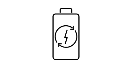 Ikon för laddningsbart batteri
