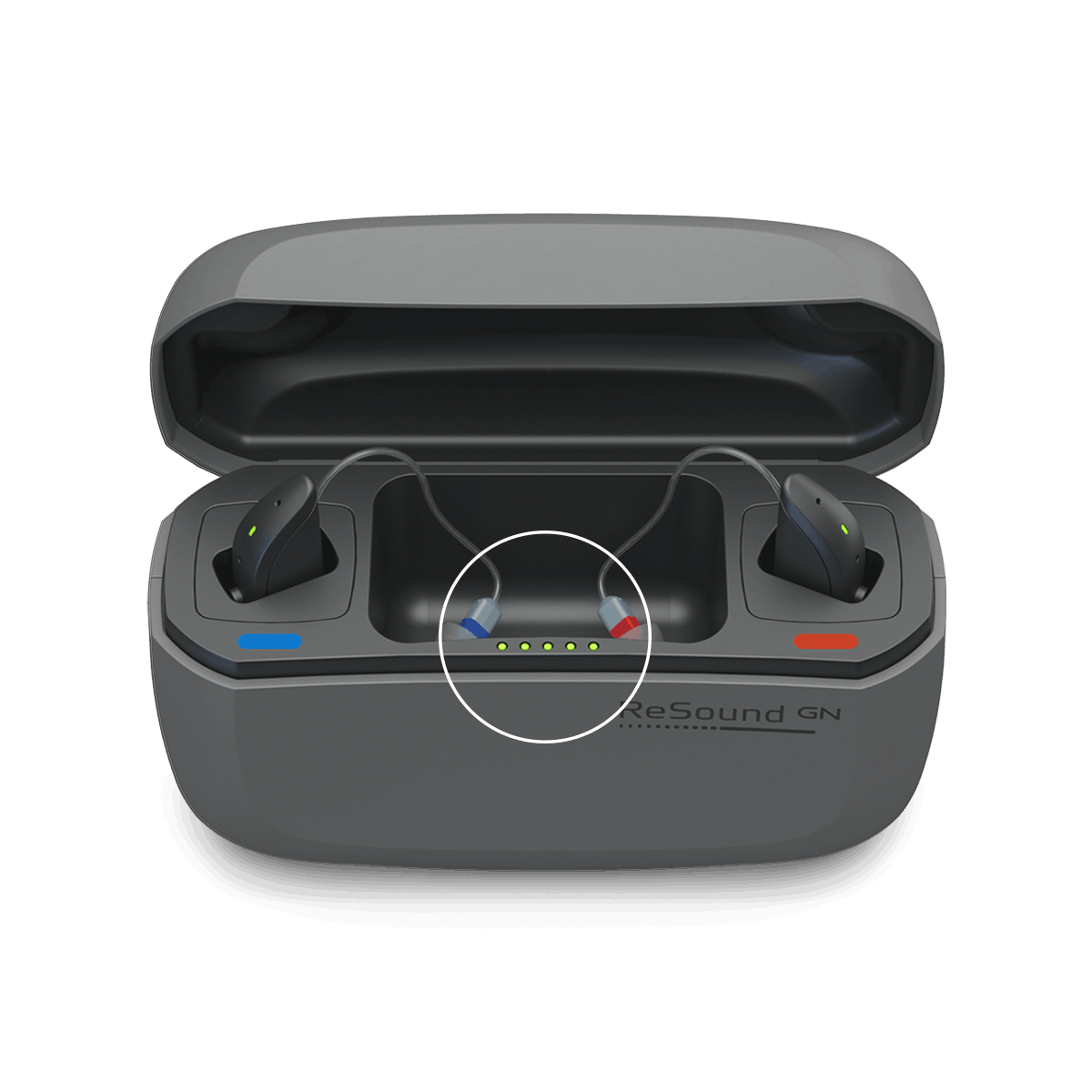 Die Premium-Ladeschale unseres neuesten Hörsystems mit natürlichster Klangqualität – ReSound ONE